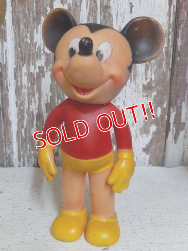 画像1: ct-151213-02 Mickey Mouse / Sun Rubber 50's Doll (S)