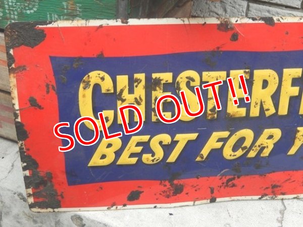 画像2: dp-151220-07 Chesterfield / 60's-70's Metal Sign