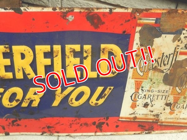 画像3: dp-151220-07 Chesterfield / 60's-70's Metal Sign