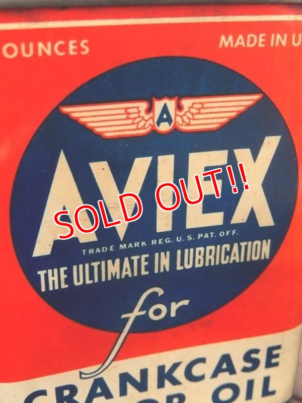 画像2: dp-151220-05 AVIEX / Vintage Motor Oil Can