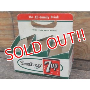 画像: dp-151224-04 7up / Vintage Paper Bottle Carrier