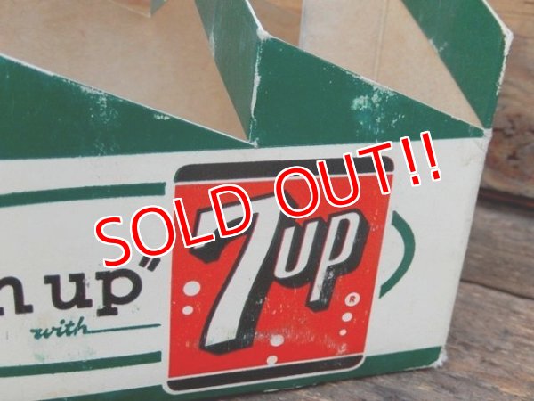 画像3: dp-151224-04 7up / Vintage Paper Bottle Carrier