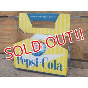 画像: dp-151224-04 Pepsi Cola / Vintage Paper Bottle Carrier