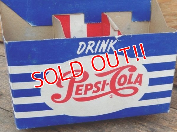 画像3: dp-151224-04 Pepsi Cola / Vintage Paper Bottle Carrier