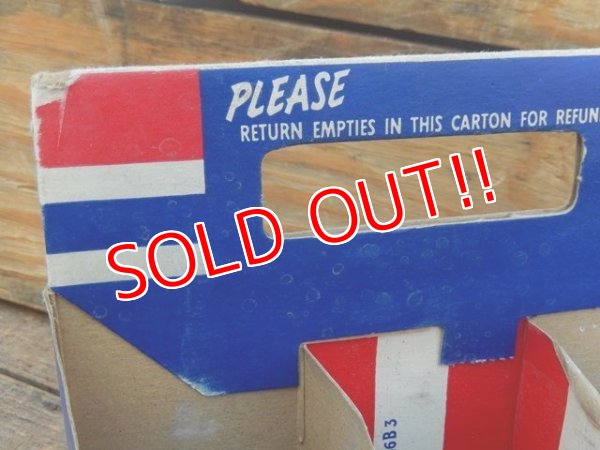 画像4: dp-151224-04 Pepsi Cola / Vintage Paper Bottle Carrier