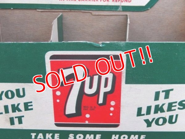 画像3: dp-151224-04 7up / Vintage Paper Bottle Carrier