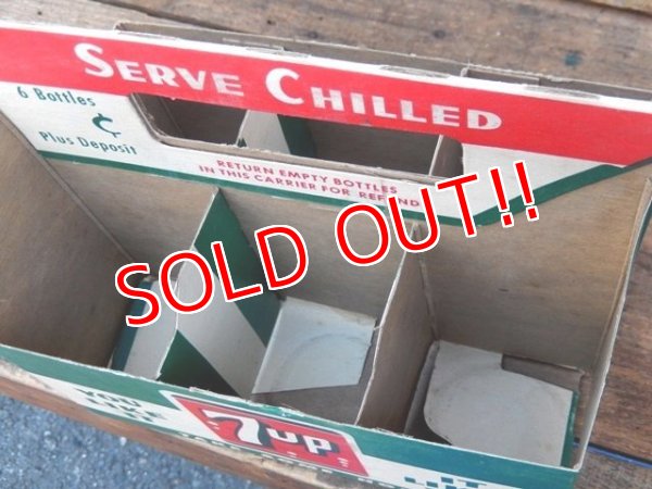 画像6: dp-151224-04 7up / Vintage Paper Bottle Carrier