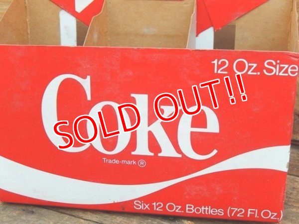 画像2: dp-151224-04 Coca Cola / Vintage Paper Bottle Carrier