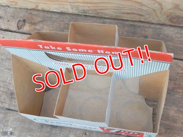 画像4: dp-151224-04 7up / Vintage Paper Bottle Carrier