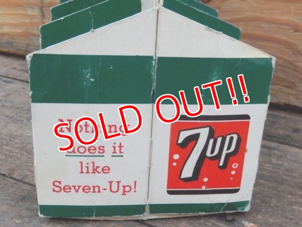 画像2: dp-151224-04 7up / Vintage Paper Bottle Carrier
