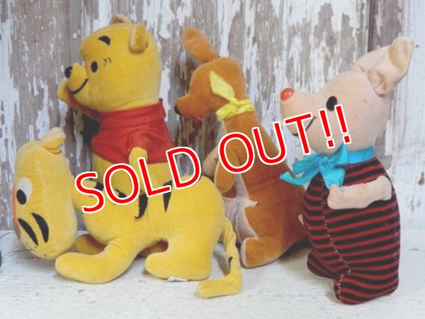 画像6: ct-160106-11 Winnie the Pooh / 60's Plush Doll Set