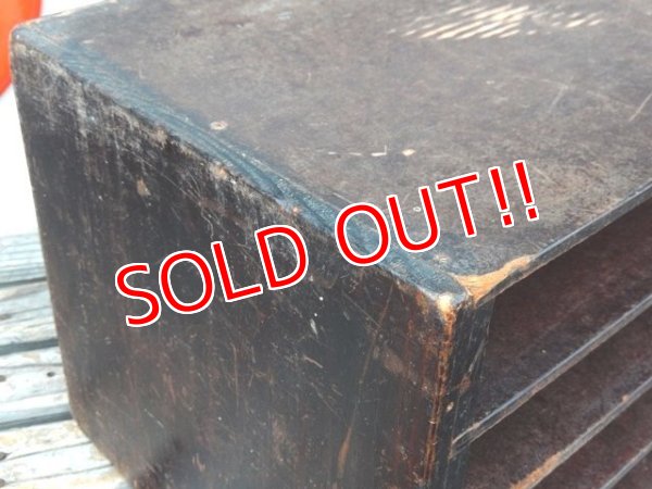 画像4: dp-160106-10 Vintage Wood Document Box