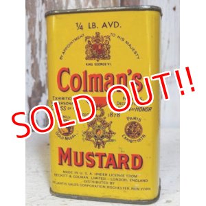 画像: dp-160106-07 Colman's / Vintage Mustard Can