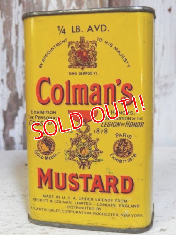 画像1: dp-160106-07 Colman's / Vintage Mustard Can