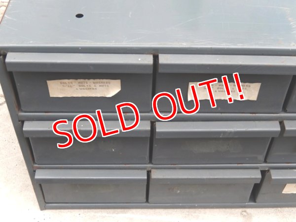 画像2: dp-151220-09 Metal Parts Cabinet