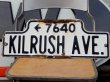 画像1: dp-160120-08 Vintage EnameI Road Sign "KILRUSH AVE."