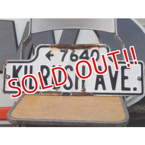 画像: dp-160120-08 Vintage EnameI Road Sign "KILRUSH AVE."