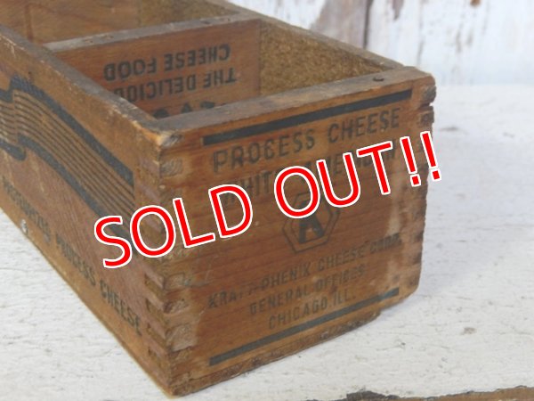 画像4: dp-160120-18 Kraft / Vintage Cheese Wood Box (S)