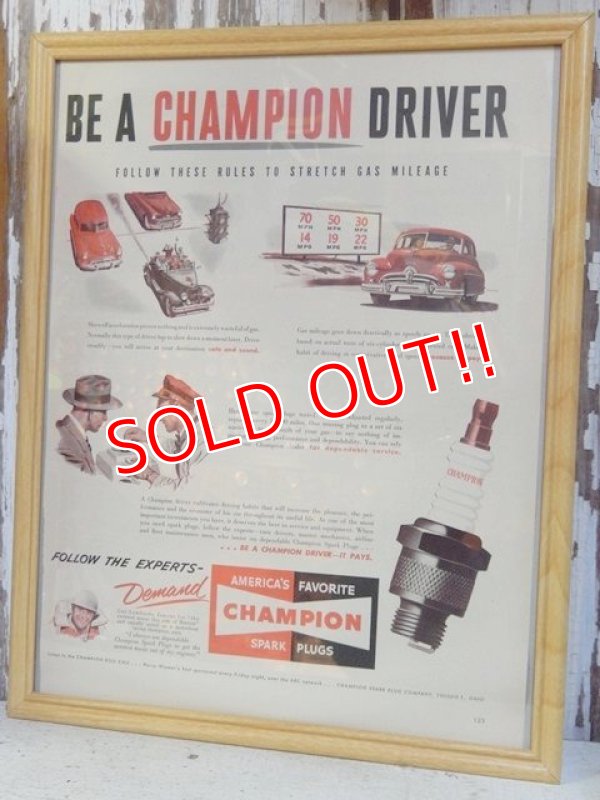 画像1: dp-120111-01 CHAMPION / Vintage AD