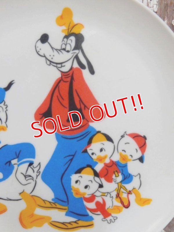 画像3: ct-151213-17 Donald Duck,Goofy and Donald's Nephews / 70's Plastic Plate