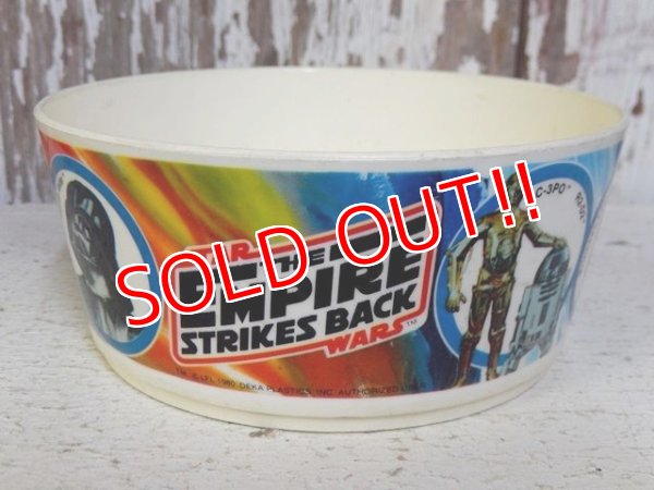 画像1: ct-160106-27 STAR WARS /The Empire Strikes Back 80's DEKA Plastic Bowl