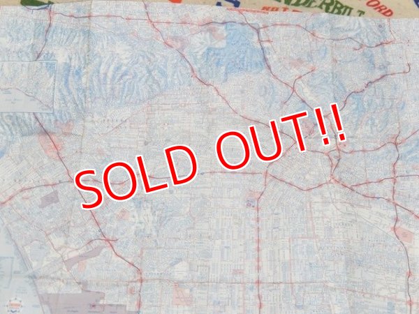 画像5: dp-160301-07 Chevron / 70's Road Map "Los Angels"