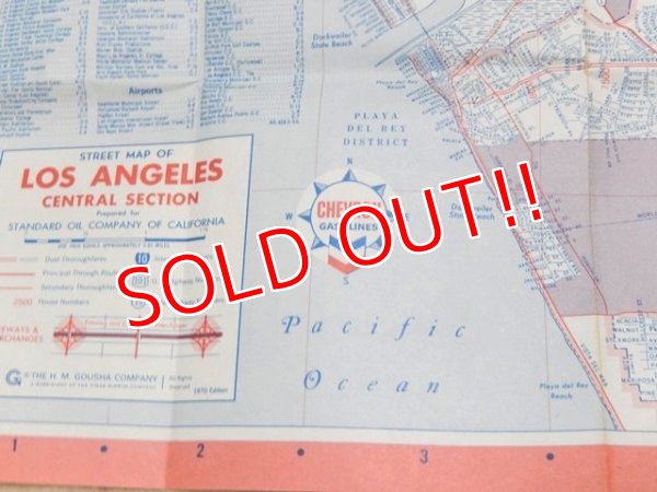 画像6: dp-160301-07 Chevron / 70's Road Map "Los Angels"