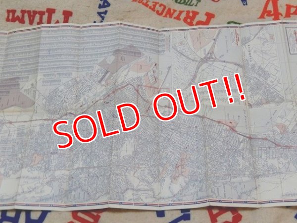 画像2: dp-160301-07 Flying A Service / 50's Road Map "Oakland-East"