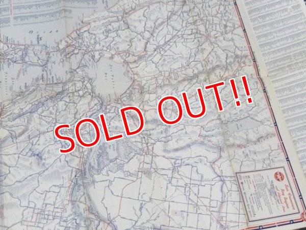 画像5: dp-160301-07 Flying A Service / 50's Road Map "Oakland-East"