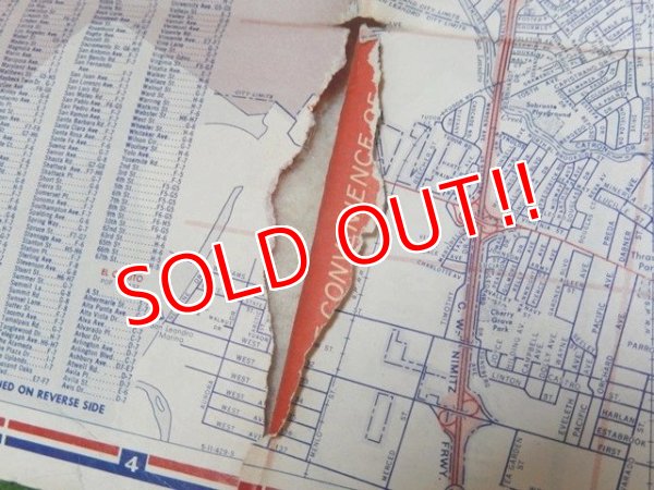 画像3: dp-160301-07 Flying A Service / 50's Road Map "Oakland-East"