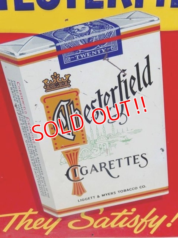 画像2: dp-160302-18 Chesterfield / 50's-60's Metal Sign