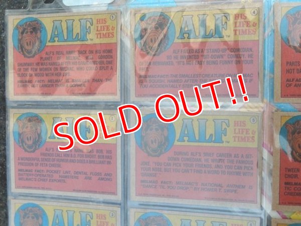 画像9: ct-151208-70 ALF / Topps 1987 Trading Card & Sticker Complete Set