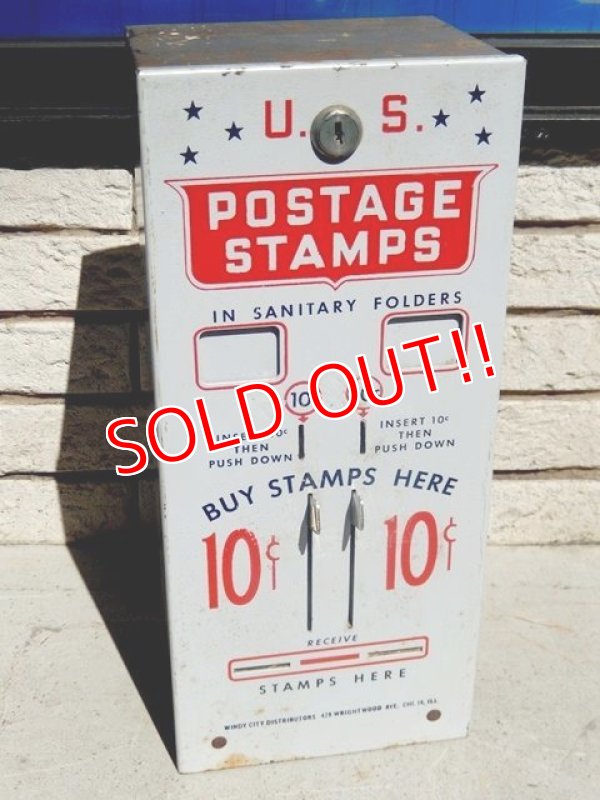 画像1: dp-160302-20 60's U.S. Postage Stamps Vending Machine