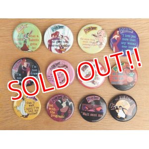 画像: ct-150526-10 Roger Rabbit / 1987 Pinback 12pc set