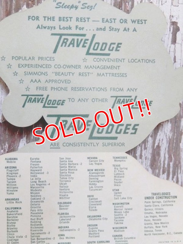 画像5: ct-160309-21 Travelodge / Sleepy Bear 60's Post Card