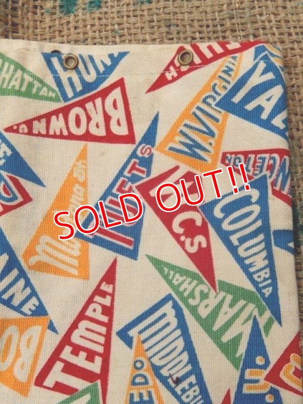 画像4: dp-160309-14 50's-60's College Pennant Canvas Bag