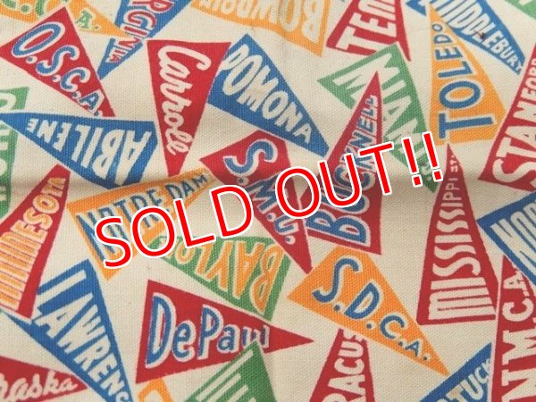 画像3: dp-160309-14 50's-60's College Pennant Canvas Bag