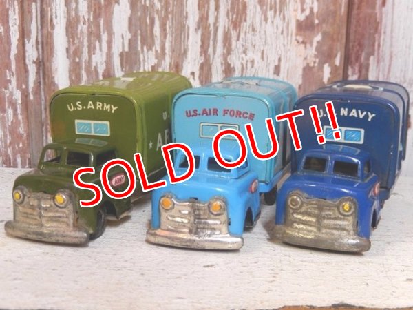 画像2: dp-160309-23 U.S.ARMY,NAVY & AIR FORCE / Friction Box Truck Set