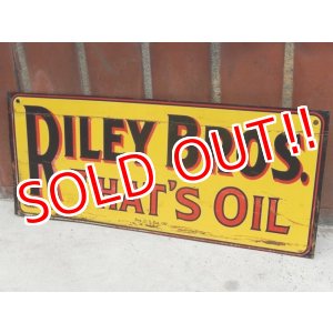 画像: dp-160309-34 Riley Bros Oil / 50's Metal Sign