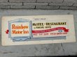 画像1: dp-160309-43 Rainbow Motor Inn / Vintage Poster