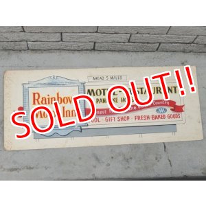 画像: dp-160309-43 Rainbow Motor Inn / Vintage Poster