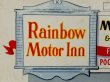 画像2: dp-160309-43 Rainbow Motor Inn / Vintage Poster