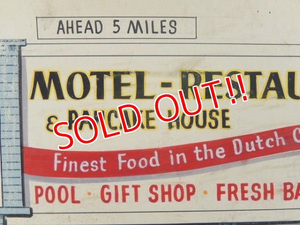 画像3: dp-160309-43 Rainbow Motor Inn / Vintage Poster