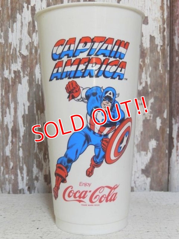 画像1: ct-160320-04 Captain America / 7 ELEVEN 80's Plastic Cup