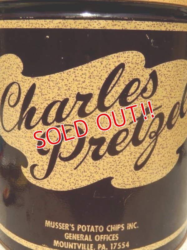 画像2: dp-160401-03 Charles Pretzels / Vintage Tin Can