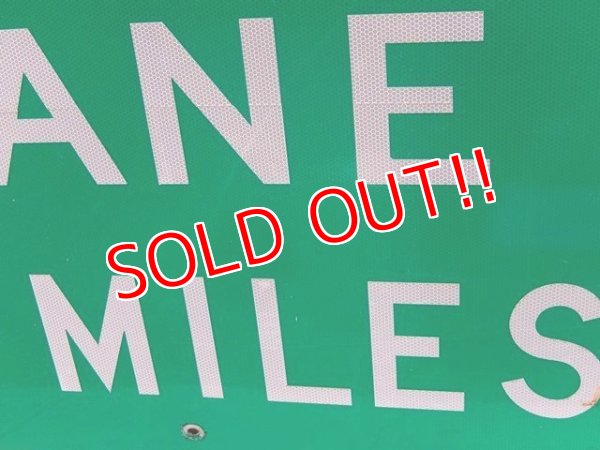 画像4: dp-160401-30 Road Sign / PASSING LANE 2 MILE