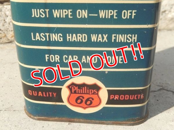 画像3: dp-160401-32 Phillips 66 / 50's Speedy Auto Wax Can