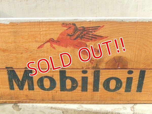 画像2: dp-160401-21 Mobiloil / 40's-50's Wood Box