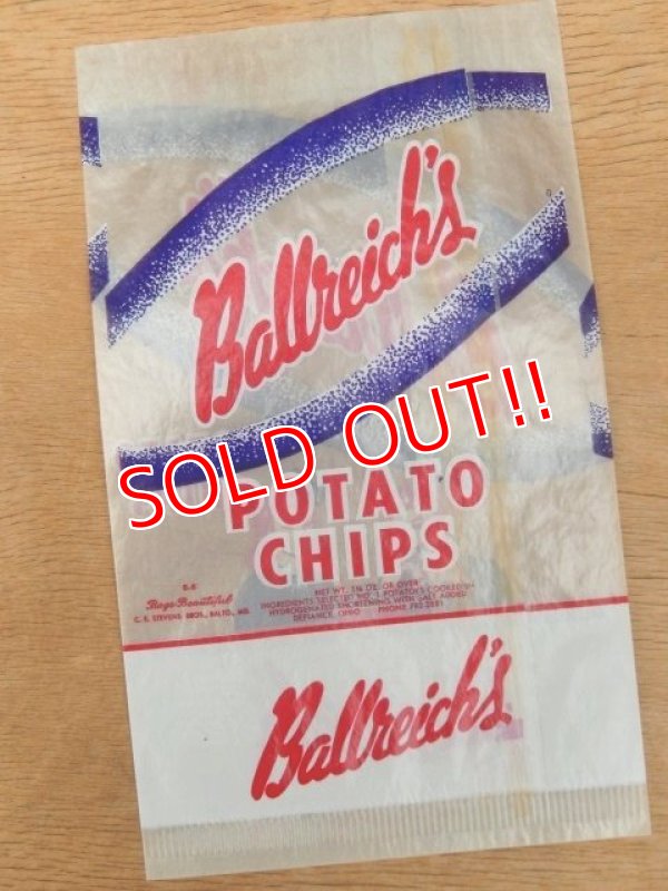 画像4: dp-160401-39 Ballreich / Vintage Potato Chips Bag 