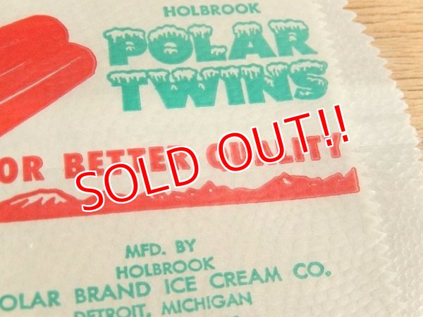 画像3: dp-160401-41 Polor Brand Ice Cream / Polar Twins Vintage Paper Bag